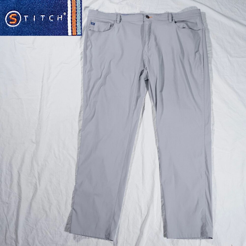 Stitch Stitch's Britches Athletic Chino Pants Golf Grey 42x30